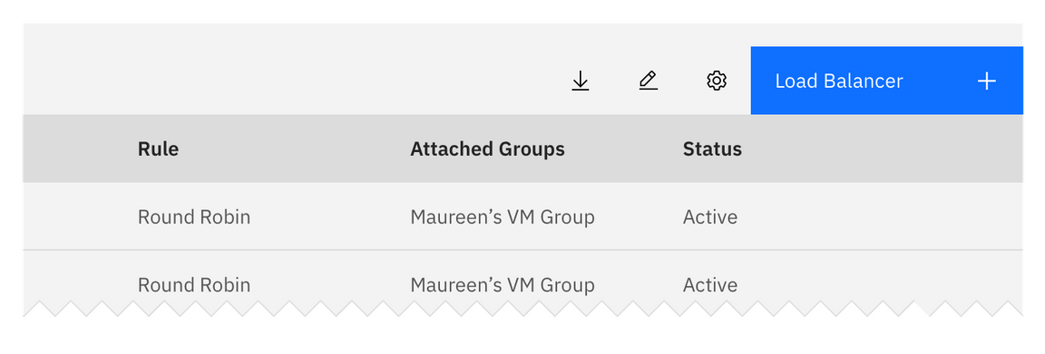 Example of add as a Button with an con in a Data Table